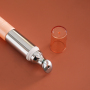 vibrating metal head applicator tube for eye cream
